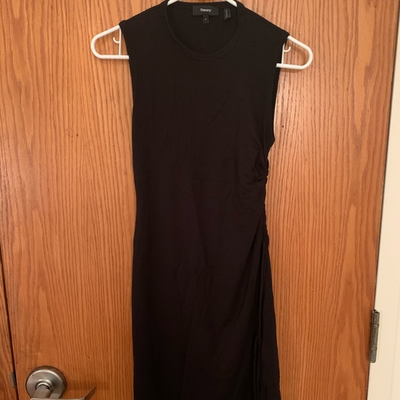 Theory women’s stretchy black mini dress (small) - Picture 2 of 3